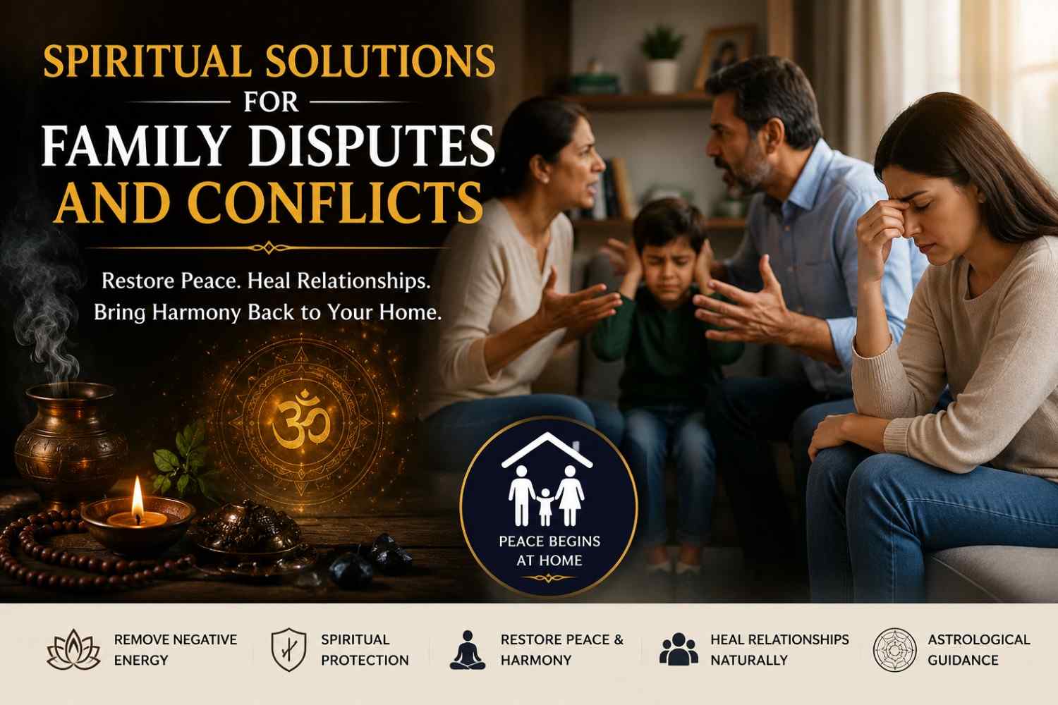 Spiritual Solutions for Family Disputes and Conflicts: Restoring Peace and Harmony at Home