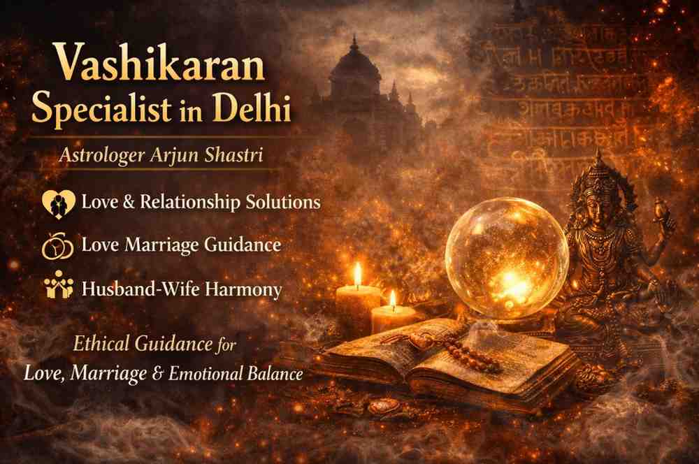 Vashikaran Specialist in Delhi – Ethical & Trusted Guidance by Astrologer Arjun Shastri