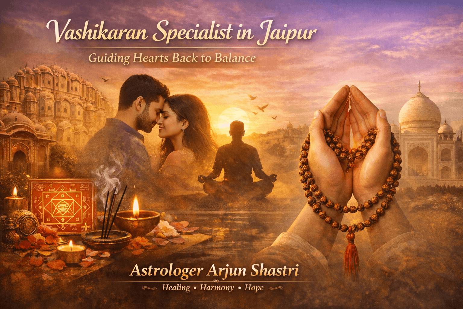 Vashikaran Specialist in Jaipur – Guiding Hearts Back to Balance