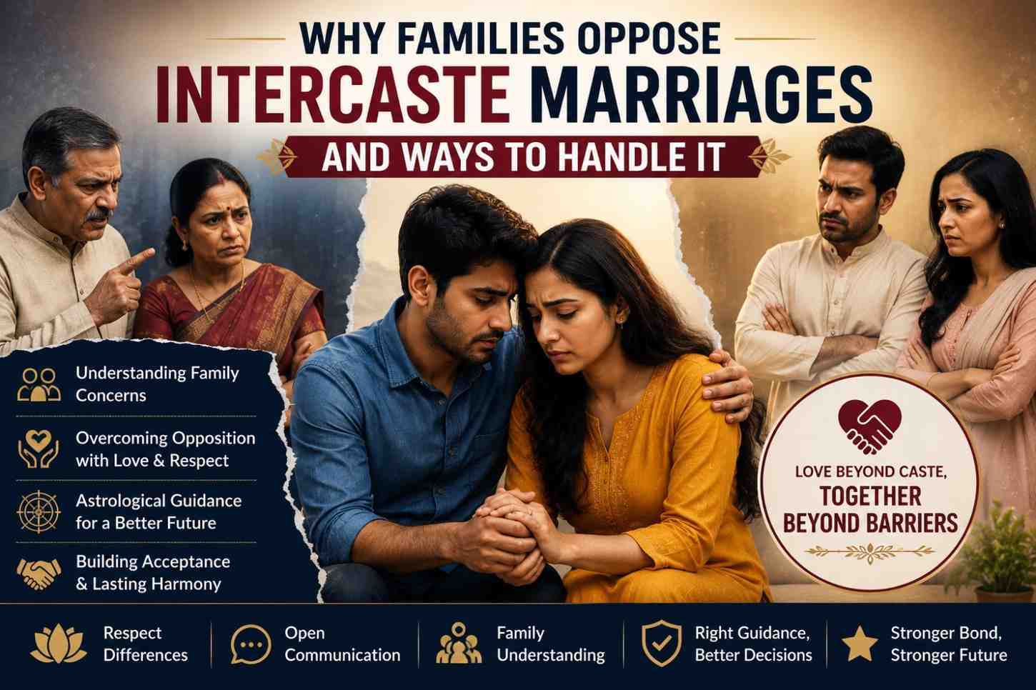 Why Families Oppose Intercaste Marriages and Ways to Handle It