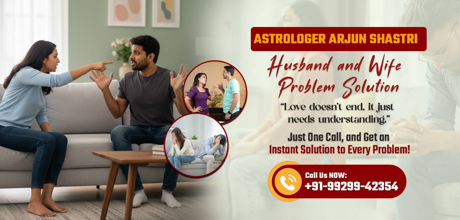 Husband and Wife Problem Solution 