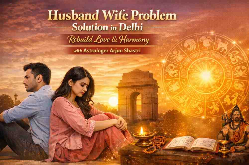 Husband Wife Problem Solution in Delhi Rebuild Love with Astrologer Arjun Shastri